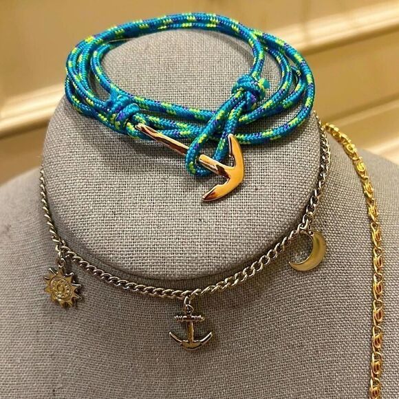 Gemma Stone voyage ankle bracelet and wrap bracelet set NWT - Picture 2 of 5